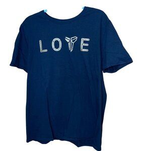 Nike Kobe Mens Size XL Black Crewneck Bryant Mamba Day Shirt Los Angeles Lakers